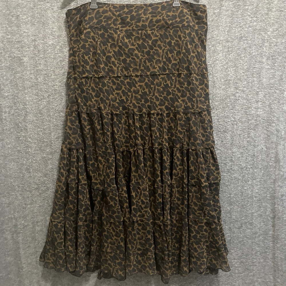 Mix Nouveau Boho Maxi Skirt Womens 16 Tiered Beaded Paisley Hippie‎ Festival - Picture 5 of 9